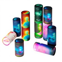 Empaque de Tubo de Papel Ecológico Personalizado con Logotipo para Botellas de Perfume, Caja de Regalo y Exhibición Sostenible de Marca