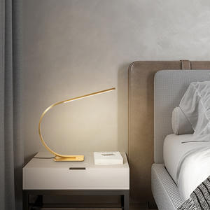 High-End All-Copper LED Desk Lamp with <b>Eye</b> <b>Protection</b> Design Minimalist Luxurious Living Room Lamp for Study Work Use Mood Light - Product Image 3