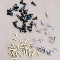 M2 * 8mm 5000PCS Argent Bronze Laiton Noir Métal Vis Autotaraudeuses pour Boîtier de Meubles en Bois Boîte Fermoir Verrouillage Loquet Charnière Fix