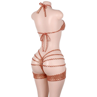 Tenues de danse exotiques : Ensembles de shorts holographiques à paillettes, combinaisons sexy scintillantes pour la danse sur barre et les spectacles de scène en boîte de nuit