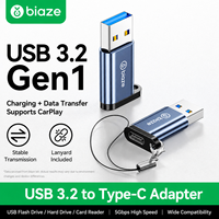 Adaptateur USB 3.0 Type-C OTG 5 Gbps, convertisseur de transfert de données et de charge haute vitesse pour iPhone 15/16, Android, PC, ordinateur portable, téléphone mobile