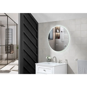 Venta caliente Dimmer Touch Switch Sensor Gran Espejo de baño Led Espejo inteligente con pantalla de temperatura - Product Image 4