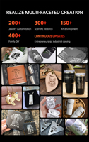 Máquinas de Marcado Láser de Fibra Portátiles DAJA M1 Ultra de 10W, Máquinas de Grabado Láser de Alta Precisión para Joyería de Metal