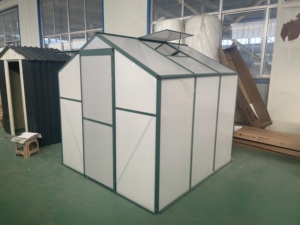 HUIDING <span class=keywords><strong>Serre</strong></span> <span class=keywords><strong>de</strong></span> 6x6 pieds pour l'extérieur <span class=keywords><strong>Serre</strong></span> en aluminium <span class=keywords><strong>Polycarbonate</strong></span> pour l'extérieur <span class=keywords><strong>Jardin</strong></span> Cour - Product Image 5