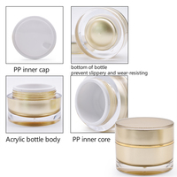 Emballage à Double paroi 5g 10g 15g 20g 30g 50g pots de poudre acrylique pour ongles