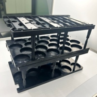 Support de batterie ABS+PC 46950, ensemble 60V/60A 72V/60A 60V/64A 72/64, support pour plaques de nickel, noir, résistant à la corrosion haute température, conforme IOS/ROHS