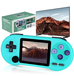 8000 Classic Games Support TV 2 Players China Cheap Retro Game Console for Kids SF2000 Handheld Gaming Station Wireless Gamepad