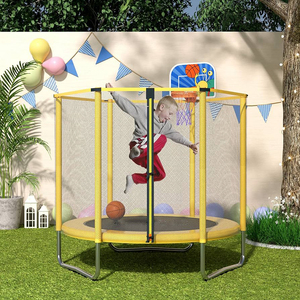 Thiết Kế Mới Giá Rẻ Tập Thể Dục Vườn Ngoài Trời Chơi Bóng Rổ Nhảy Trong Nhà Mini Nhỏ Trampoline Ngoài Trời Trẻ Em - Product Image 1