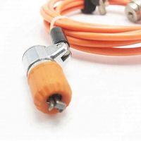 ANLI Cadenas à clé bon marché pour ordinateur portable et câble de sécurité