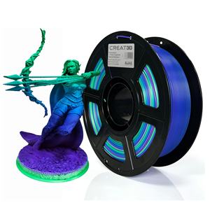 Filament PLA 3D Creat3D <span class=keywords><strong>Rainbow</strong></span> 1,75 mm 1 kg/bobine PLA dégradé Filament d'imprimante 3D - Product Image 4