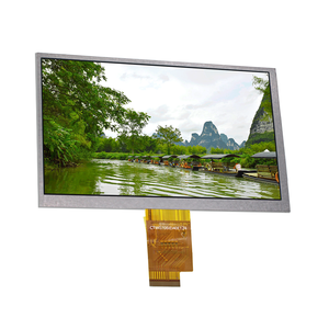 Pantalla LCD TFT de alto brillo de 7 pulgadas con amplio rango de temperatura Resolución de 1024x600 Módulos LVDS táctiles capacitivos-30 °C 85 °C - Product Image 1