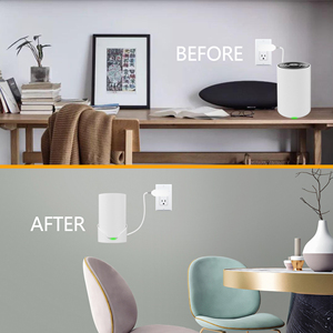 Bangcheer Plastic Durable White Wall Mount Holder for <strong>TP</strong>-<strong>Link</strong> <strong>Deco</strong> X68/<strong>XE75</strong>/<strong>XE75</strong> Pro/AXE5400 Whole Home Mesh Wi-Fi 6 System - Product Image 6