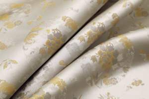 Kilau mewah 100% kain Satin poliester 150d benang hitung bernapas tekstil pengantin untuk gaun pernikahan gaun malam bagasi - Product Image 2