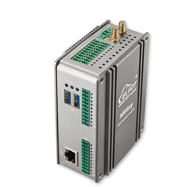AI Edge Computing Box 4G/WIFI/GPS Optional 2.2Ghz 6Tops Npu RK3576J/RK3576 4*A72 AI Edge Controller