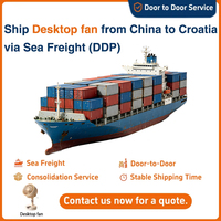 Ventilateurs de bureau : Agent maritime de Chine vers la Croatie, DDP porte-à-porte, transitaire le plus rentable, logistique économique