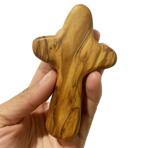 COLLANA CROCE in legno d'oliva | Casa Biblica di Vicenza