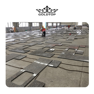 Goldtop đá tự nhiên <span class=keywords><strong>caledonia</strong></span> Brown Granite tấm gạch cho sàn Vanity Countertop chìm - Product Image 3