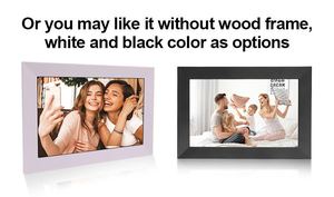 Fcc CE ROHS Hướng dẫn sử dụng số lượng lớn bán buôn bằng gỗ chia sẻ hình ảnh video 10 10.1 inch Wifi Khung ảnh kỹ thuật số - Product Image 6