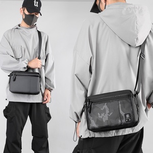 Cross-border Large-Capacity <b>Crossbody</b> Shoulder <b>Bag</b> for <b>Men</b> Fashionable Horizontal Business Casual Nylon Fabric Commuter Super - Product Image 4