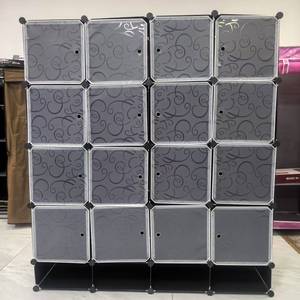 Garde-robe en <span class=keywords><strong>plastique</strong></span> <span class=keywords><strong>Armoire</strong></span> de rangement portable <span class=keywords><strong>bricolage</strong></span> <span class=keywords><strong>Armoire</strong></span> à vêtements pour enfants - Product Image 3