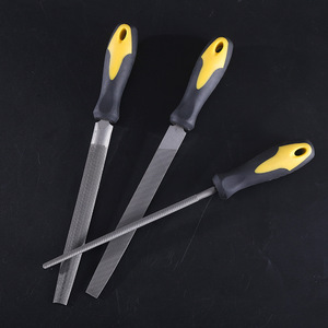 Vente chaude 3 pièces ensemble métal meulage plat rond et triangulaire <span class=keywords><strong>lime</strong></span> en acier avec bâtard deuxième dents lisses - Product Image 3