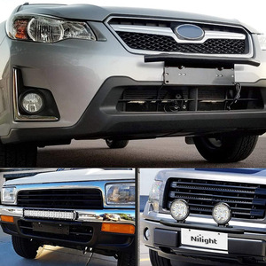 Aosu Cross-border Auto Parts Aluminum Alloy License Plate <b>Bracket</b> Black And <b>Silver</b> Front Bumper Mounting <b>Bracket</b> For Off-road - Product Image 5