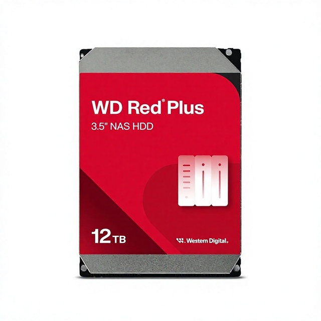 For 12TB for Red Plus NAS Internal Hard Drive 7200 RPM SATA 6 GB/s 512 MB Cache 3.5" WD120EFGX