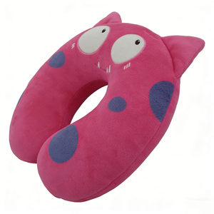Customized Cartoon rat plush <b>neck</b> support <b>pillow</b>, Soft plush mouse <b>neck</b> rest <b>pillow</b>, Airplane travel <b>neck</b> <b>pillow</b> - Product Image 1