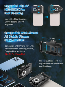 Objectif de <span class=keywords><strong>microscope</strong></span> de téléphone APEXEL 200X <span class=keywords><strong>Nano</strong></span> Zoom pour Android/iPhone avec lumière UV LED/Clip universel CPL - Product Image 5