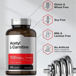 Capsules d'L-Arginine en marque privée OEM |   Complément alimentaire végétarien sans OGM et sans gluten pour hommes et femmes - Product Image 3