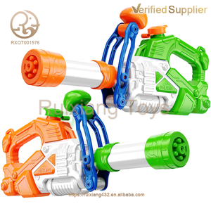 Grande capacità estiva all'aperto Gatling ad alta pressione pistola ad acqua per bambini Unisex prodotto in plastica - Product Image 3