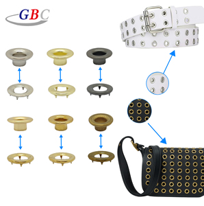 Oeillets et œillets de bâche en métal en laiton de taille personnalisée avec broche sans nickel écologique pour toile (marque GBC) - Product Image 3