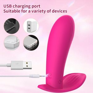 앤트팝 WE-0010 유럽형 웨어러블 진동기 12m 원격 제어 10단계 속도 조절 IPX7 방수 실리콘 USB 충전 클리토리스 자극기 - Product Image 4