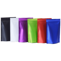 Sacs de conservation alimentaire en aluminium avec fermeture éclair, imprimés sur mesure, 14x20cm, sacs d'emballage pour le thé