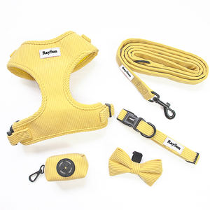 Arnés reflectante de moda para perro, Correa personalizada de diseño para exteriores, <span class=keywords><strong>collar</strong></span> para mascota de pana resistente, arnés para perro <span class=keywords><strong>sherpa</strong></span> personalizado - Product Image 2