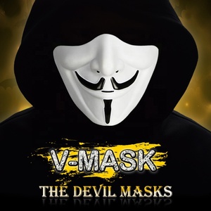 Action Union <span class=keywords><strong>Tac</strong></span> TPR V maschera mezza faccia maschere tattiche per feste Halloween Cosplay Masquerade CS film oggetti di scena - Product Image 1