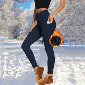 Wholesale Custom High Waisted Sports Workout Yoga Pants <b>Leggings</b> for <b>Women</b> Soft Polyester Gym Fitness <b>Leggings</b> With Pocket - Product Image 2