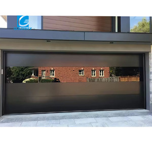 Porte de <span class=keywords><strong>garage</strong></span> <span class=keywords><strong>sectionnelle</strong></span> moderne personnalisée à panneaux pleins, isolée, électrique, pour <span class=keywords><strong>garage</strong></span> résidentiel - Product Image 4