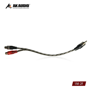 Cable RCA AK-RN166, 1 Hembra a 2 Machos, Cable Divisor de Audio para Auto, Adaptador 1 <span class=keywords><strong>Macho</strong></span> a 2 Hembras para Amplificador - Product Image 2