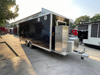 Conception de kiosque de restauration rapide de marchandises au comptant camion de restauration standard européen cuisine mobile remorque de restauration kiosque de collation pour chien chariot de nourriture à vendre
