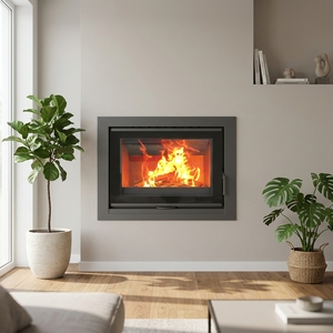 Estufa de <span class=keywords><strong>Leña</strong></span> de Alta Eficiencia Estilo Americano, Económica, de Pared, para Calefacción Interior - Product Image 5
