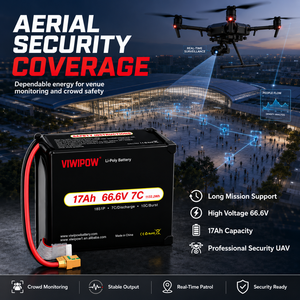 Batterie de drone semi-solide à forte capacité 17000 mAh 300 Wh/kg 6S 8S 12S 14S 16S 7C pour drones de relevé UAV - Vente Flash - Product Image 4