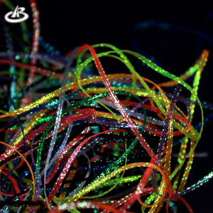 Trenza de diamante plano fluorescente UV para emergentes <span class=keywords><strong>Ninfa</strong></span> Camarón Scud agua salada Streamer Fly Tying Material - Product Image 3