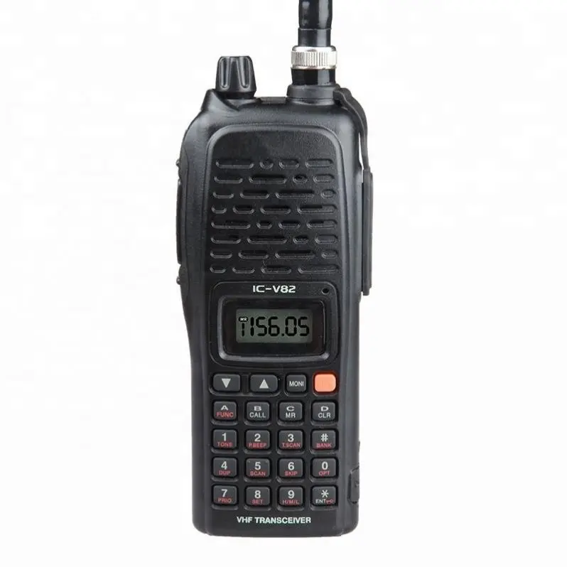 Rádio de walkie talkie vhf de 7w/200ch, rádio infravermelho embutido ctcss/cdcss ham, transmissor de rádio de dois sentidos, feito no japão, IC-V82