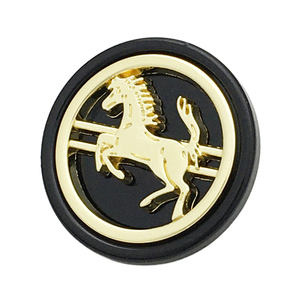 Bouton décoratif rond vintage en métal et résine, motif cheval de <span class=keywords><strong>guerre</strong></span>, tendance - Product Image 5