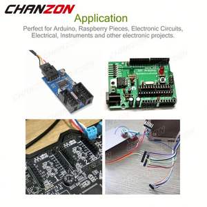 2x20 pins nam GPIO Pin Kép tiêu đề 20pin hàng tăng gấp đôi 2.54 mét mạ vàng hai hàng Nano kết nối cho <span class=keywords><strong>Arduino</strong></span> PCB Raspberry Pi - Product Image 6