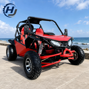Buggy a Benzina Rosso con Telaio Tubolare per Attività Ricreative all'Aperto - Product Image 1