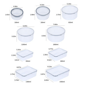 ภาชนะพลาสติกสำหรับใส่อาหารไมโครเวฟกล่องใส่อาหารปลอดภัยพร้อมฝาปิด - Product Image 6