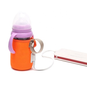 Calentador <span class=keywords><strong>de</strong></span> biberones portátil Keeper USB Calentador <span class=keywords><strong>de</strong></span> biberones <span class=keywords><strong>de</strong></span> viaje para leche materna Neopreno Viaje Coche Calentado Biberón <span class=keywords><strong>Enfriador</strong></span> Cubierta - Product Image 2