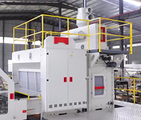 Ligne de production de garnissage rigide entièrement automatique de pointe, machine à carder à 2 cylindres et 2 doffers, mélangeurs doubles, fournisseur QDYQ Direct